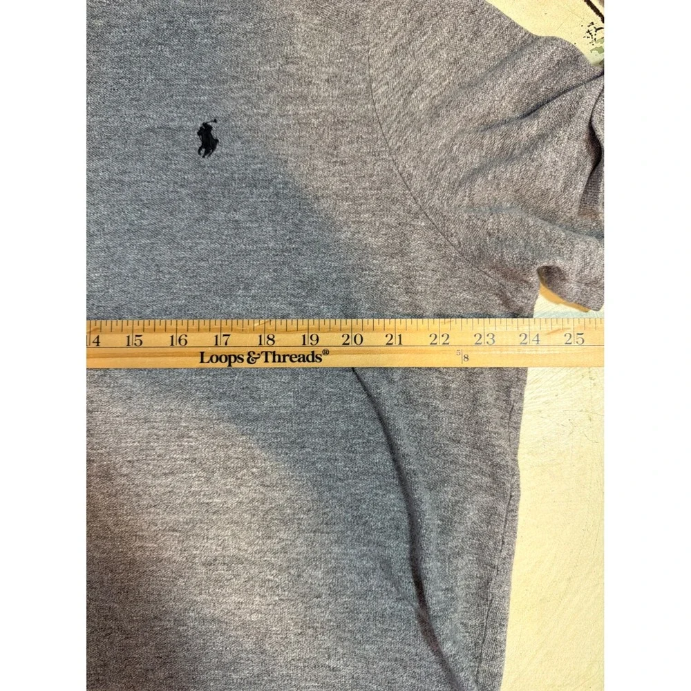 Polo Ralph‎ Lauren Shirts Mens XL Bundle Grey Polo Brown V-Neck Classic Fit